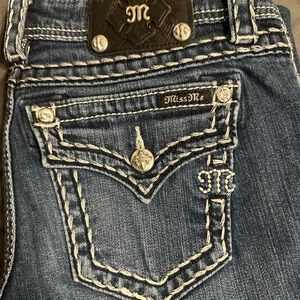 Miss Me Dark Blue Flare Jeans